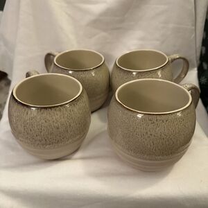 Artisanal Beige Fire Glazed Coffee Tea Mug Cup 20 Oz Ceramic By Dwell Studio